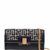 17239187_37010025_1000.jpg Balmain 1945 jacquard-monogram wallet