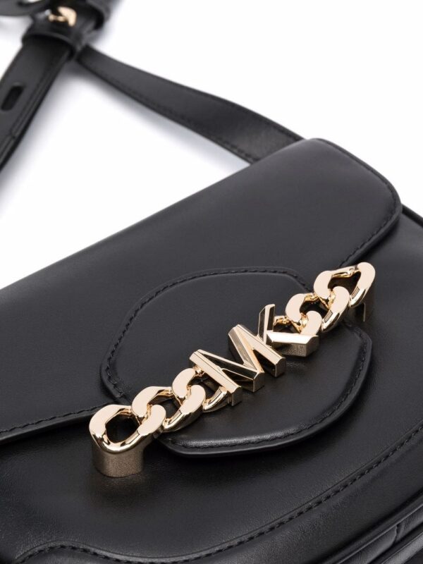 17248817_35323943_1000.jpg Michael Kors logo-chain leather crossbody bag