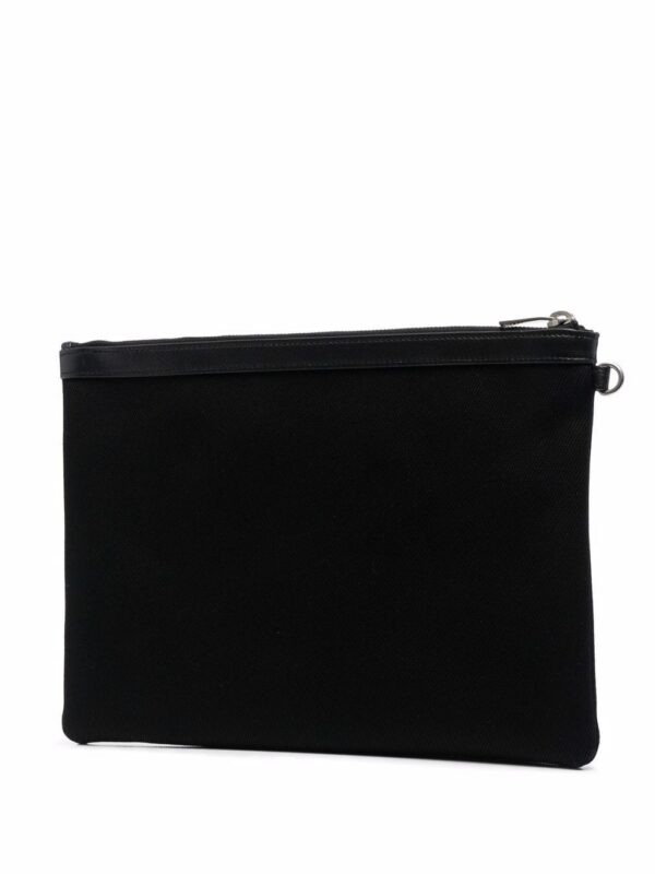 17255161_35364280_1000.jpg Saint Laurent Rive Gauche logo-print clutch