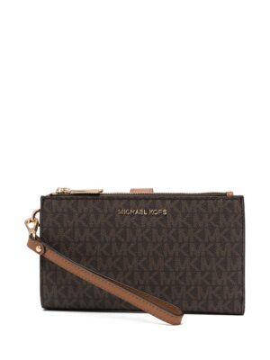 Michael Michael Kors  Adele monogram clutch bag