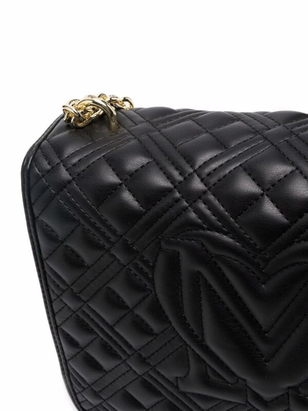 Love Moschino  quilted logo shoulder bag