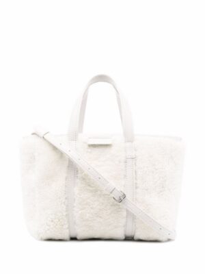 17337084_37144718_1000.jpg Balenciaga small Barbes East-West shearling shopper tote bag