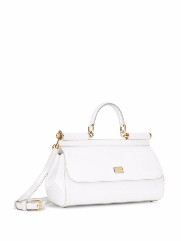 17406836_37069101_1000.jpg Dolce & Gabbana medium Sicily patent leather top-handle bag
