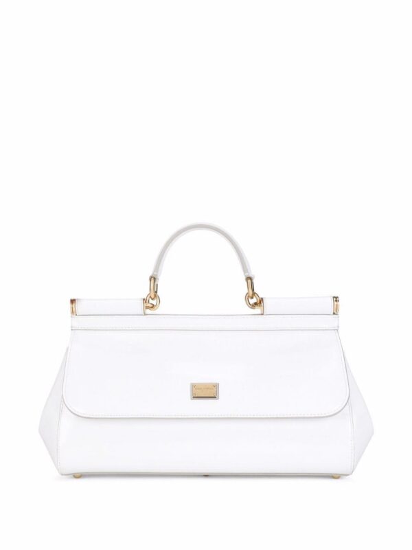 17406836_37069116_1000.jpg Dolce & Gabbana medium Sicily patent leather top-handle bag