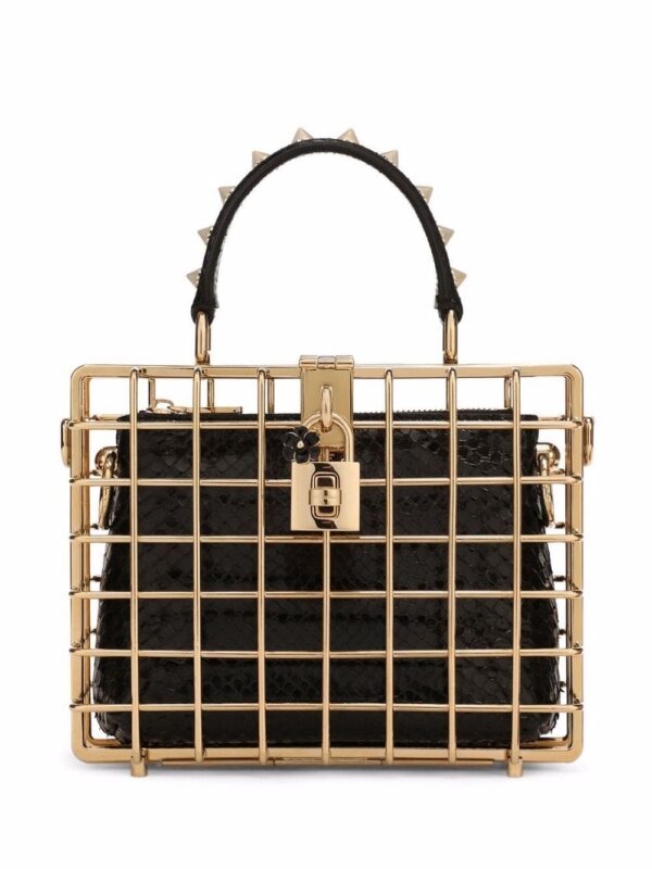 17408027_36823581_1000.jpg Dolce & Gabbana Dolce Box caged top-handle bag