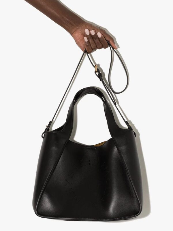 Stella McCartney  Stella Logo faux-leather tote bag