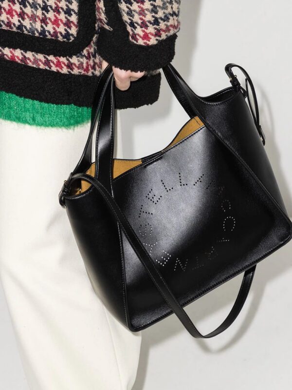 Stella McCartney  Stella Logo faux-leather tote bag