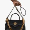Versace La Medusa leather tote bag