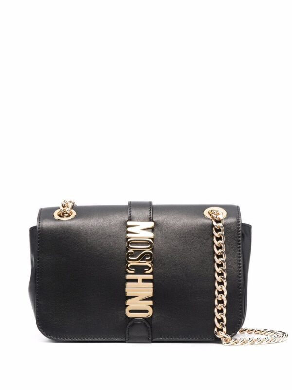 17502796_37774865_1000.jpg Moschino logo-plaque shoulder bag