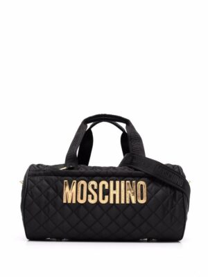 17503342_38618722_1000.jpg Moschino diamond-quilted logo holdall