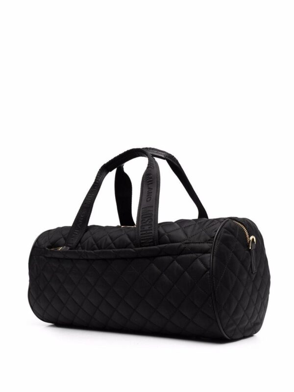 17503342_38618724_1000.jpg Moschino diamond-quilted logo holdall