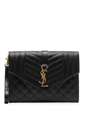 17535084_39577862_1000.jpg Saint Laurent Monogram envelope clutch bag.