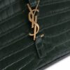 Saint Laurent 5A7 crocodile-embossed shoulder bag