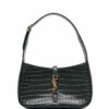 Saint Laurent 5A7 crocodile-embossed shoulder bag