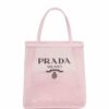 Prada  logo-print sequin-embellished mini bag