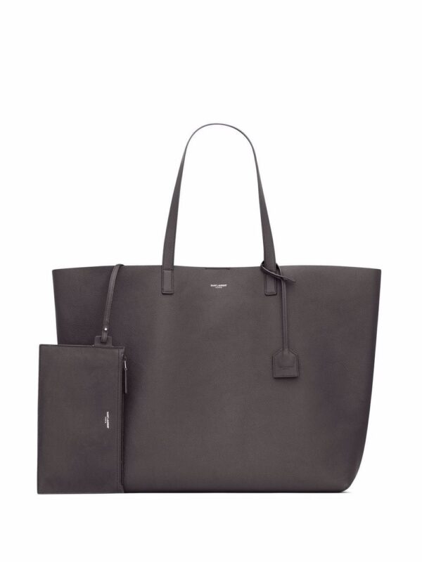 17554293_38521518_1000.jpg Saint Laurent embossed-logo tote bag