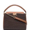 17559850_36619271_1000_447e2b19-dc15-441b-abeb-d01e22f290ec.jpg Michael Michael Kors Karlie medium logo satchel