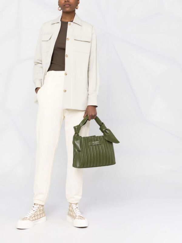 17559961_66545e09-a070-45ac-a6d9-6cf045cc73f9_1000.jpg Karl Lagerfeld x Amber Valletta pleated tote