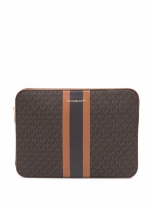 17560441_37748266_1000_f504b202-62dc-4e9e-9a15-d807764c159b.jpg Michael Michael Kors Jet Set logo-print 13-inch laptop case