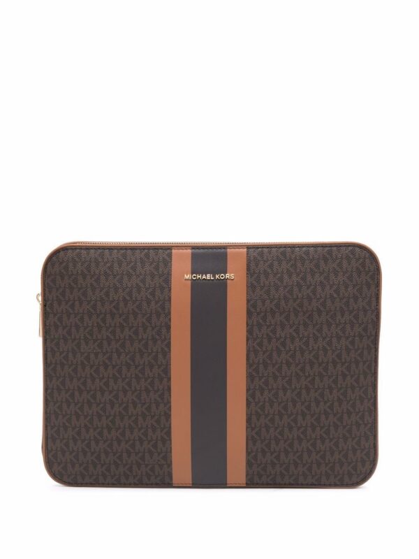 17560441_37748266_1000_f504b202-62dc-4e9e-9a15-d807764c159b.jpg Michael Michael Kors Jet Set logo-print 13-inch laptop case