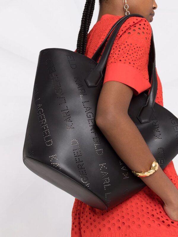 17560650_36789222_1000.jpg Karl Lagerfeld K/Punched leather tote bag