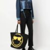 17561590_41270403_1000.jpg Karl Lagerfeld x Smiley logo-print tote