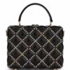 Dolce & Gabbana Dolce Box rhinestone-embellished top-handle bag