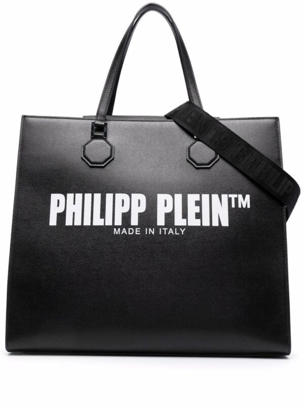 Philipp Plein TM leather tote bag