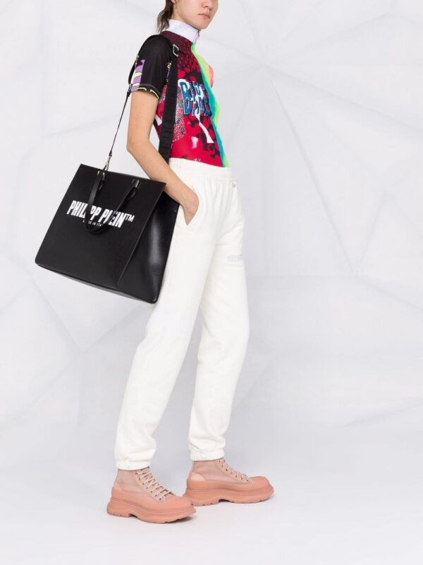 Philipp Plein TM leather tote bag