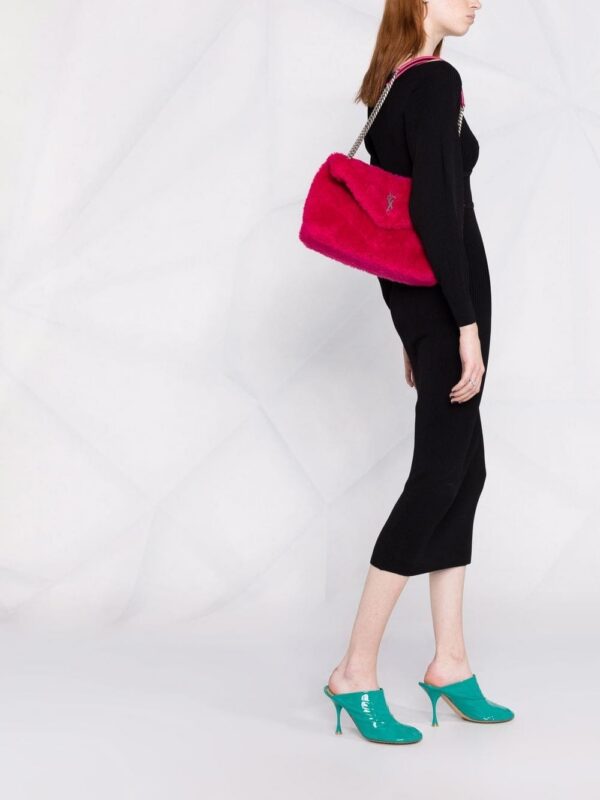 Saint Laurent Lou Lou Puffer quilted shoulder bag