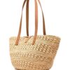 17695300_39067790_1000.jpg Saint Laurent Pannier straw tote bag