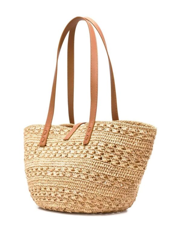 17695300_39067790_1000.jpg Saint Laurent Pannier straw tote bag