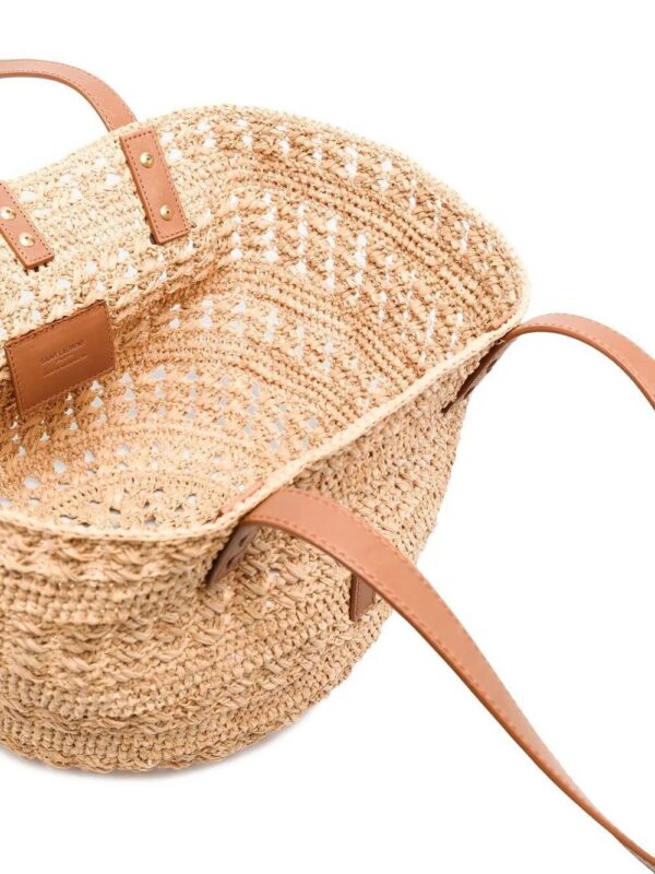 17695300_39129962_1000.jpg Saint Laurent Pannier straw tote bag
