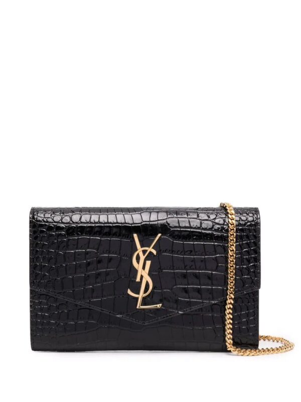 17695361_38643324_1000.jpg Saint Laurent Uptown crocodile-effect crossbody bag