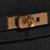 Hermès Kelly 25 Top Handle Bag in Black Togo Leather with Gold Hardware bag