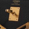 Hermès Kelly 25 Top Handle Bag in Black Togo Leather with Gold Hardware bag