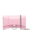 17729915_37649821_1000.jpg Balenciaga Hourglass crocodile-embossed chain wallet