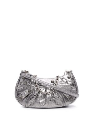 Balenciaga  Le Cagole metallic shoulder bag