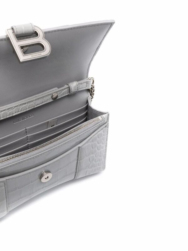 17730590_37737311_1000.jpg Balenciaga Hourglass crocodile-effect clutch bag