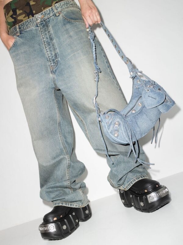17731543_53538559_1000.jpg Balenciaga small Le Cagole denim shoulder bag