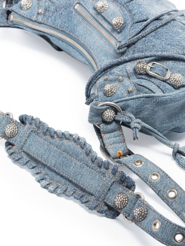17731543_53538564_1000.jpg Balenciaga small Le Cagole denim shoulder bag