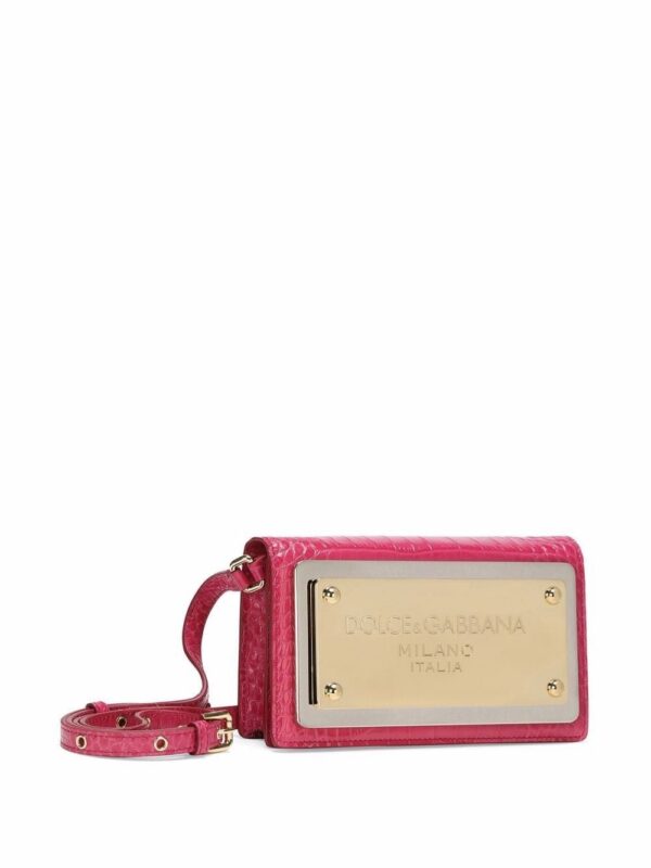 17734708_37957334_1000.jpg Dolce & Gabbana logo-tag leather phone bag