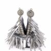 Dolce & Gabbana fringed leather clutch bag