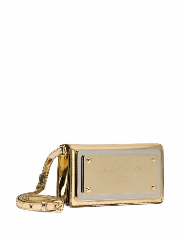 17734749_37956561_1000.jpg Dolce & Gabbana logo-tag leather phone bag