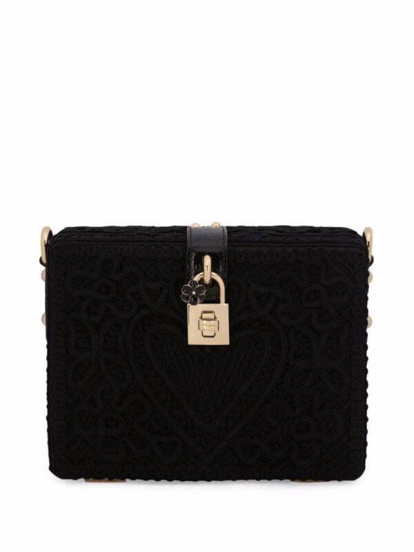 17734774_37957352_1000.jpg Dolce & Gabbana Dolce Box cordonetto-detail top-handle bag