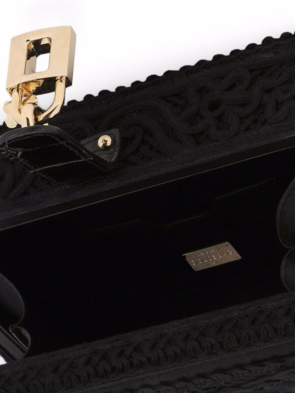 17734774_37957362_1000.jpg Dolce & Gabbana Dolce Box cordonetto-detail top-handle bag