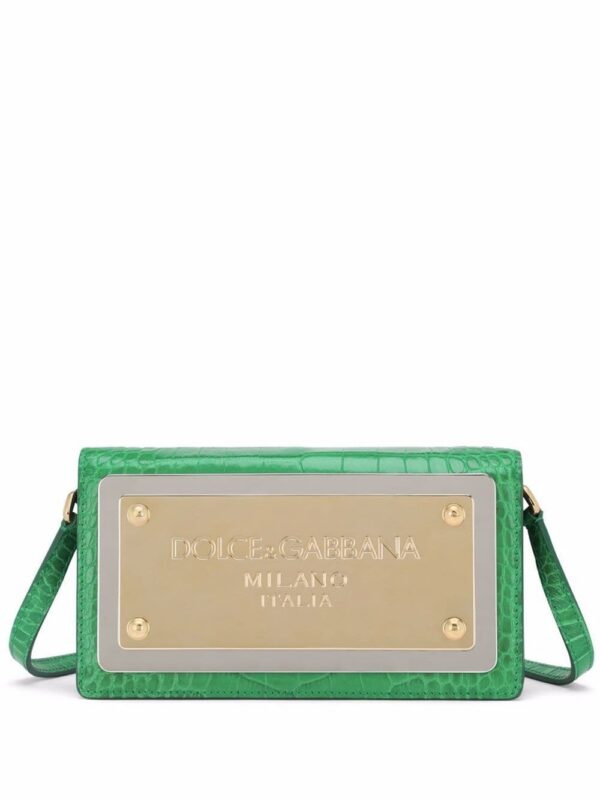 17735021_38595005_1000.jpg Dolce & Gabbana logo-tag leather phone bag