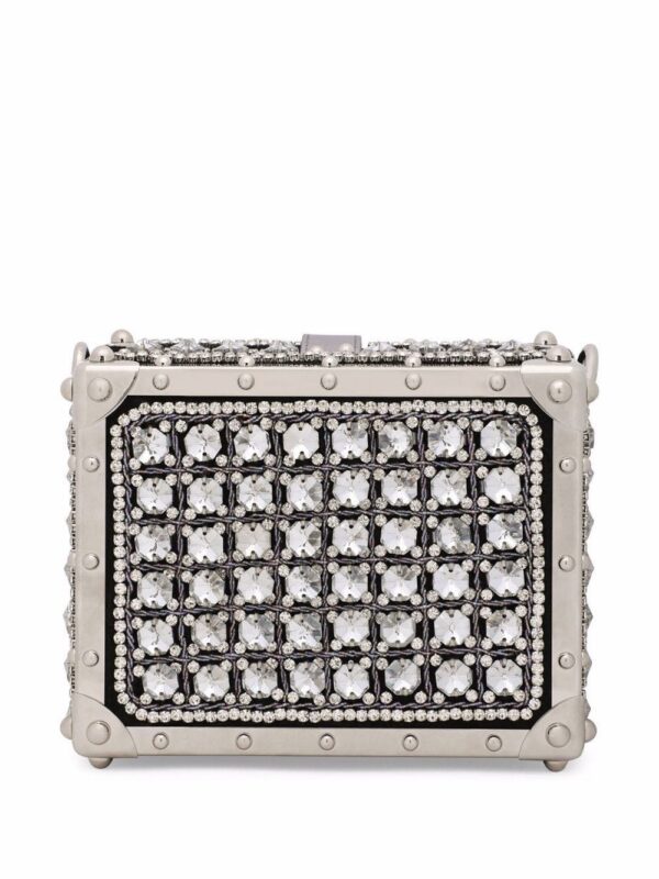 17735022_37952920_1000.jpg Dolce & Gabbana Jacquard Dolce Box top-handle bag
