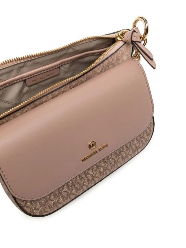 17743051_40065663_1000.jpg Michael Michael Kors Jet Set monogram-print satchel bag