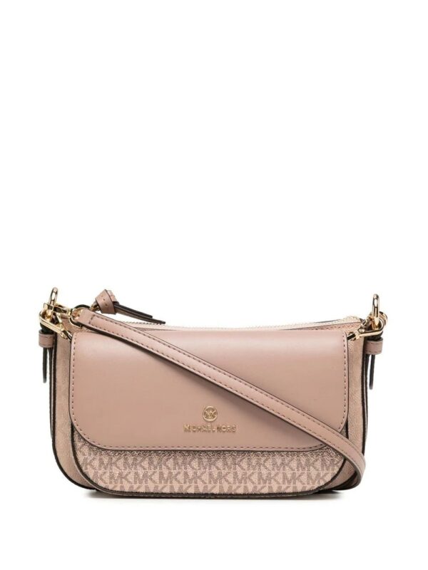 17743051_40068010_1000.jpg Michael Michael Kors Jet Set monogram-print satchel bag